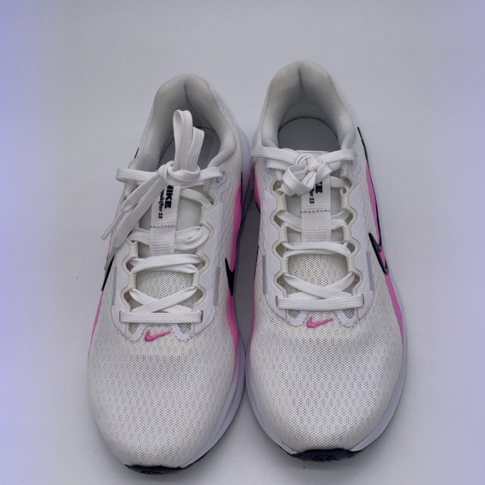Nike Downshifter 13 Women's Size 8.5 Pink White Black Running Shoes FD6476-109 - Picture 5 of 12